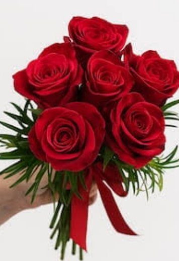 Mini Buquê de Rosas (6 un.)